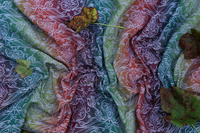 Szal Yaro Elvish Trinity Tawny Rainbow Wool