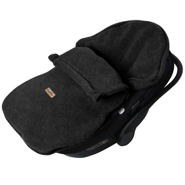 Zaffiro - Śpiworek Mini 0-18 miesięcy Wełna Premium - Sierra Anthracite