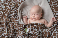 Bamboo Muslin Square LennyLamb - Cheetah Brown&Cream
