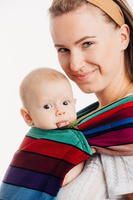 LennyHybrid Half Buckle Carrier - Carousel of Colors