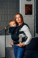 Drugie nosidło LennyGo - Jodełka Czarny Heban