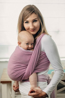 Chusta tkana LennyLamb - Mała Jodełka Purpurowa