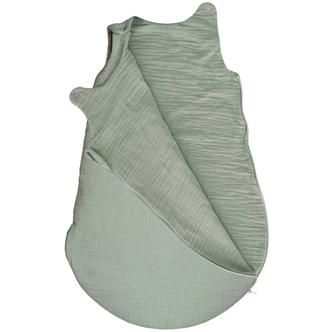 Zaffiro - Zaffiro Full Muslin Sleeping Bag 0.5 TOG 0–6m  - Mint