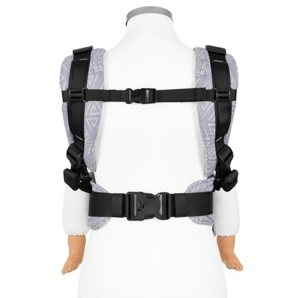 Nosidełko regulowane Fidella Fusion 2.0 Paperclips Aschblau