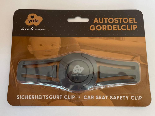 Yrda - klips/łącznik pasów do fotelika samochodowego