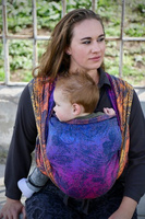 Woven Wrap Yaro Chloe Duo Havana Grad Orange Navy Confetti