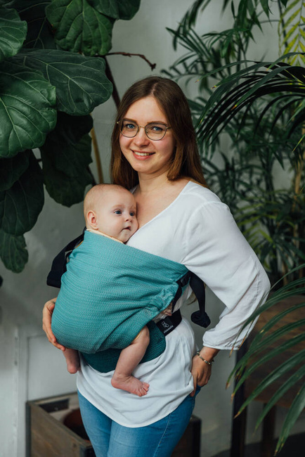 Nosidło LennyLamb LennyHip - Mała Jodełka Zieleń