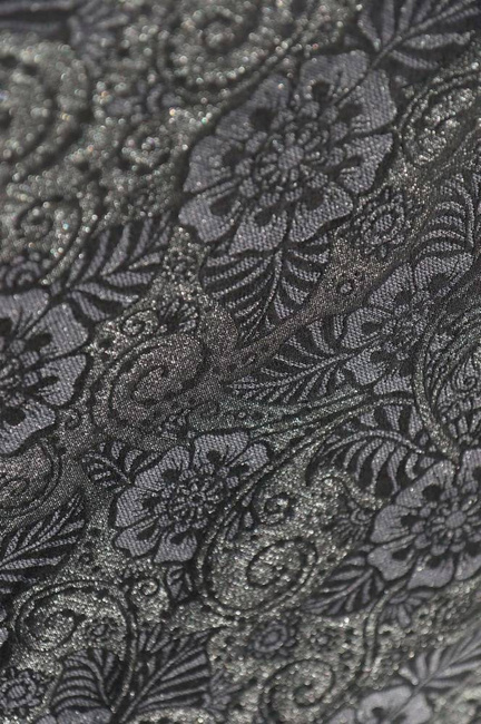 Chusta tkana Yaro Slings - Ava Duo Black Wool Silk Glam