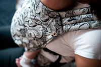 Qusy carrier / cartoon sky mono - adjustable ergonomic carrier 