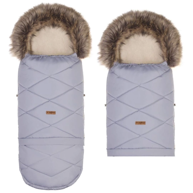 Zaffiro - Aspen GrowUp Wool Sleeping Bag - Steel Grey