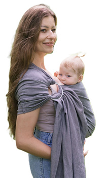 Chusta kółkowa Zaffiro Hug Me - Roma: Grey