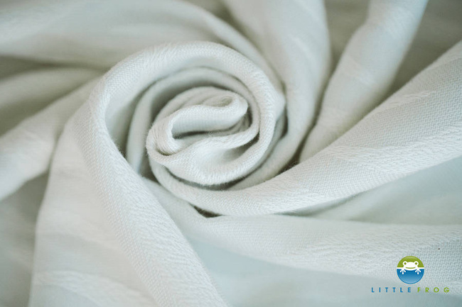 Chusta tkana Little Frog - Ivory Waves