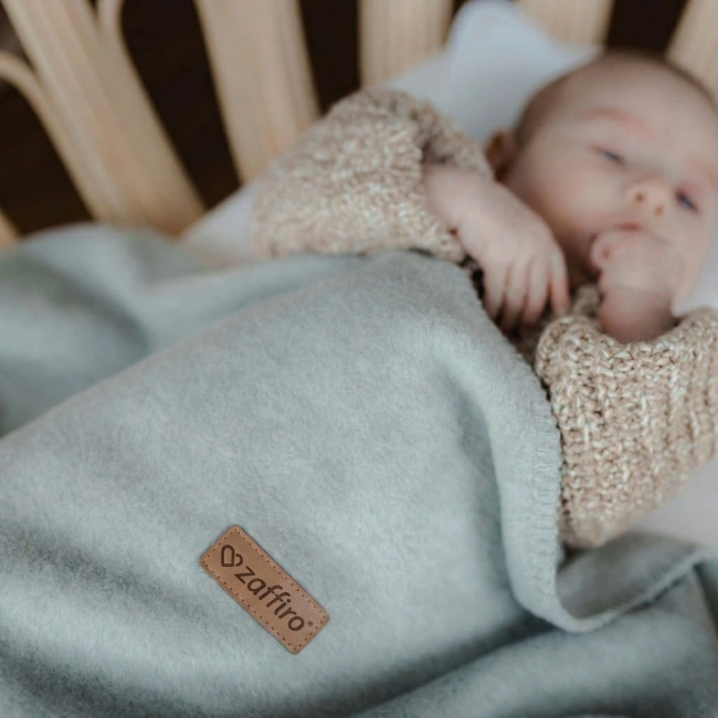 Zaffiro - Oslo Cotton Blanket 75x100, grey