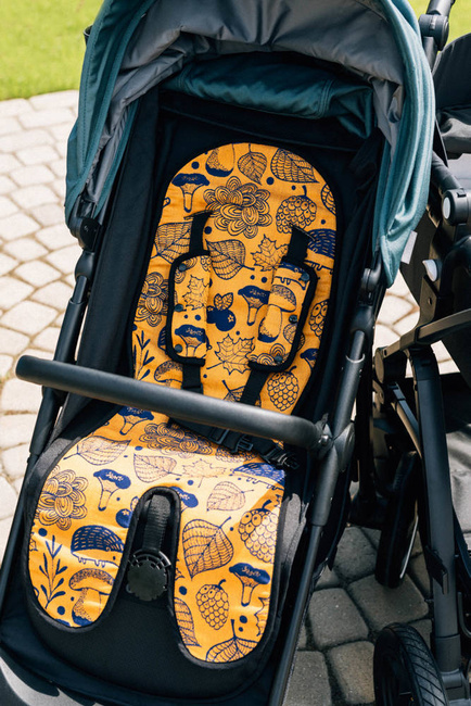 LennyLamb Anti-sweat pram liner (for a stroller) - Under The Laves: Golden Autumn