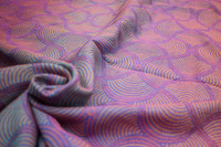 Chusta tkana Yaro Gravity Duo Aqua Grad Orange Violet Tencel