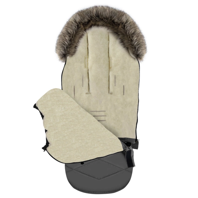 Zaffiro - Aspen GrowUp Wool Sleeping Bag - Anthracite