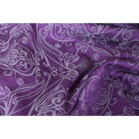 Chusta tkana Yaro Elvish Purple Silver Tencel Wool
