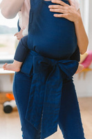 Nosidełko Kavka Handy - Royal Blue Herringbone