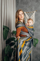 Chust tkana LennyLamb - Smoky - Miód