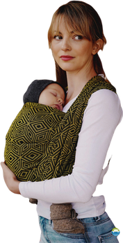 Woven wrap Little Frog - Golden Cube
