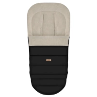 Zaffiro -  Regulowany wełniany śpiwór iGrow Aspen 0-36m Black