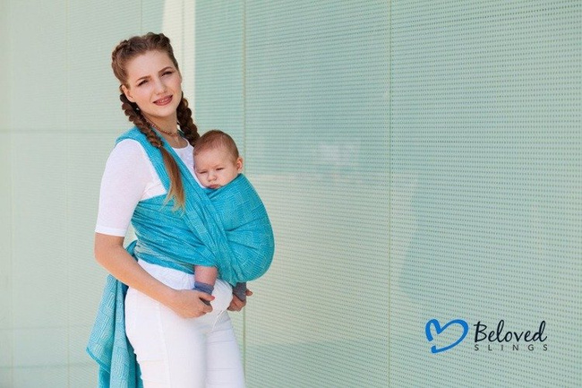 Chusta tkana Beloved Slings Linen & Silk Maze