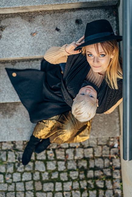 Chust tkana LennyLamb - Pawi Ogon - Pitch Black