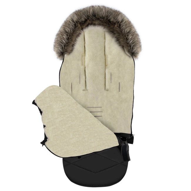 Zaffiro - Aspen GrowUp Wool Sleeping Bag - Black