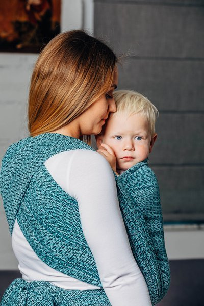 Chusta tkana LennyLamb - Little Love Amazonit