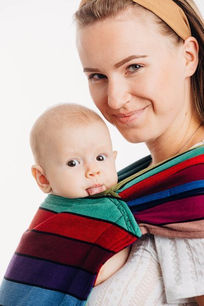 LennyHybrid Half Buckle Carrier - Carousel of Colors