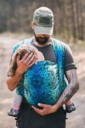 Chusta tkana Be Lenka - Mandala Aurora