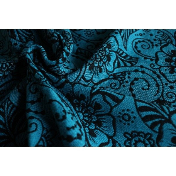 Chusta tkana Yaro Ava Contra Black-Blue Glam